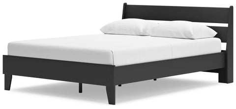 Socalle Panel Platform Bed, Dresser and 2 Nightstands