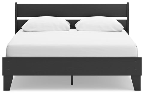 Socalle Panel Platform Bed, Dresser and Nightstand