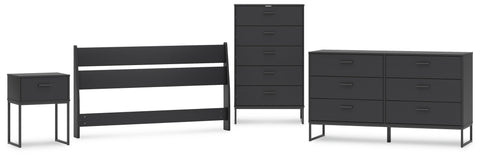 Socalle Panel Headboard, Dresser, Chest and Nightstand
