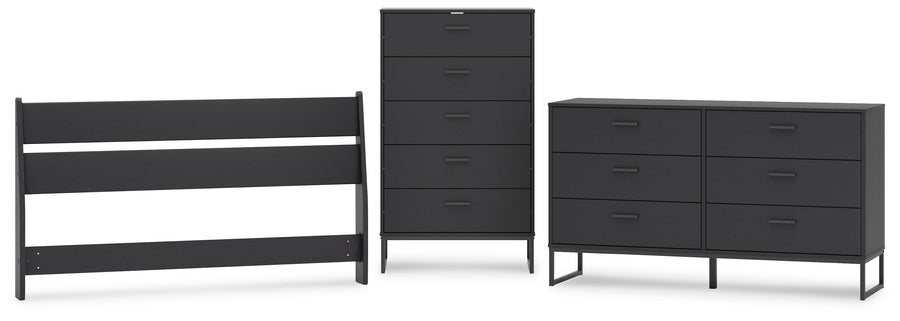 Socalle Panel Headboard, Dresser and Chest