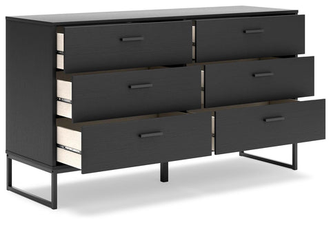 Socalle Panel Headboard, Dresser, Chest and 2 Nightstands