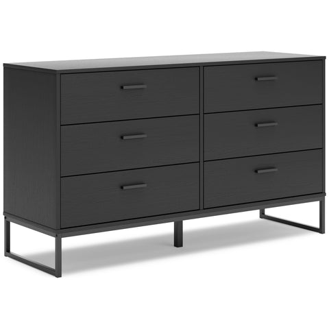 Socalle Panel Platform Bed, Dresser and Nightstand