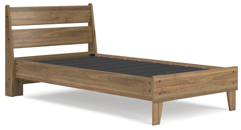 Deanlow Platform Panel Bed, Dresser and 2 Nightstands