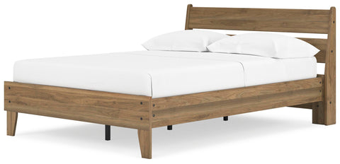 Deanlow Platform Panel Bed and 2 Nightstands