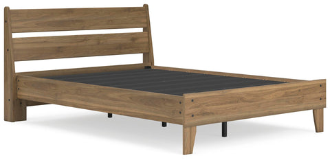 Deanlow Platform Panel Bed, Dresser and Nightstand