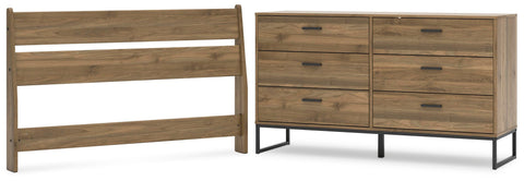 Deanlow Panel Headboard and Dresser