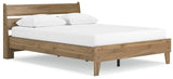 Deanlow Platform Panel Bed and 2 Nightstands