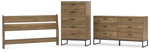 Deanlow Panel Headboard, Dresser and Chest