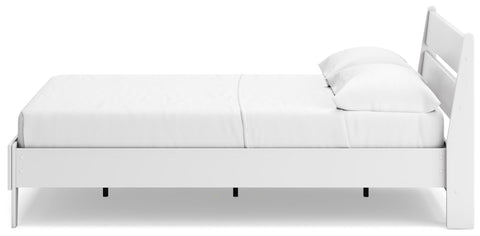 Socalle Panel Platform Bed, Dresser and 2 Nightstands