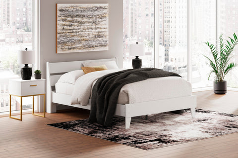 Socalle Panel Platform Bed, Dresser and Nightstand