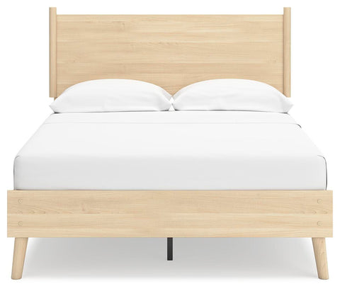 Cabinella Platform Panel Bed and 2 Nightstands