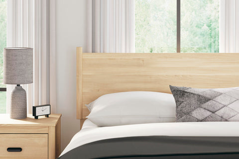 Cabinella Panel Headboard and 2 Nightstands