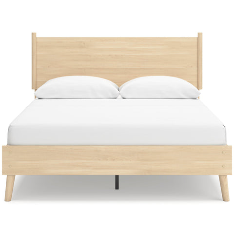 Cabinella Platform Panel Bed and 2 Nightstands