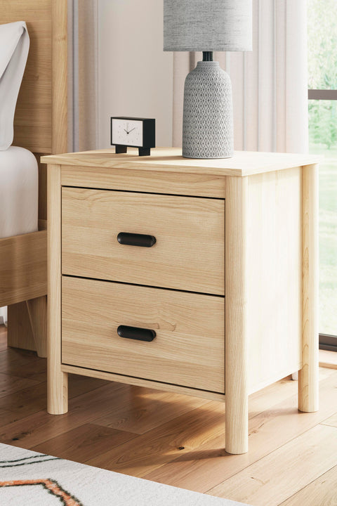 Cabinella Panel Headboard and 2 Nightstands
