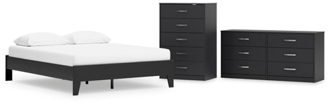 Finch Platform Bed with Dresser and Chest