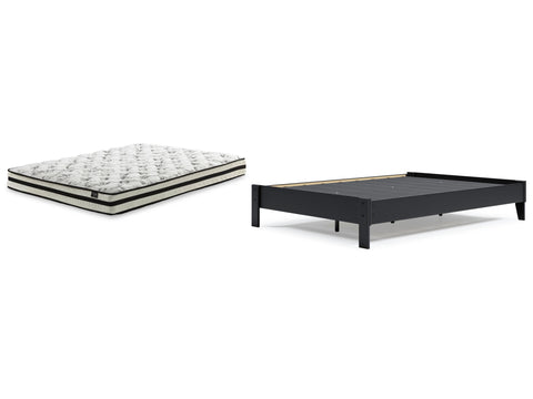 Finch Platform Bed with Chime 8 Inch Firm Innerspring Mattress