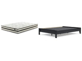 Finch Platform Bed with Chime 10 Inch Medium Hybrid Mattress