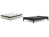 Finch Platform Bed with Chime 12 Inch Plush Hybrid Mattress