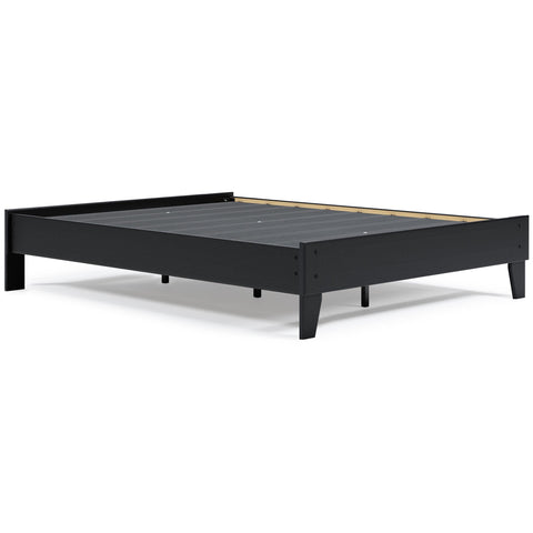 Finch Platform Bed with Chime 12 Inch Plush Memory Foam Mattress