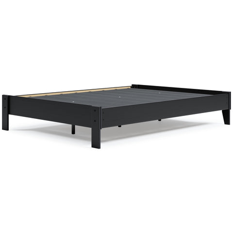 Finch Platform Bed with Chime 8 Inch Medium Memory Foam Mattress
