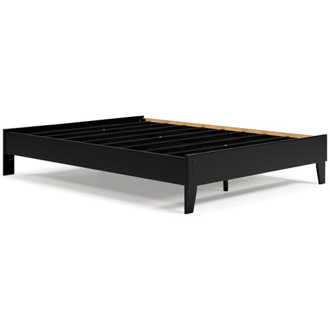 Finch Platform Bed with Chime 8 Inch Medium Memory Foam Mattress