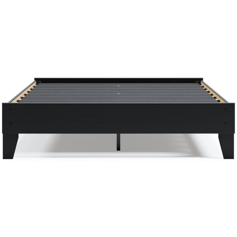 Finch Platform Bed with Chime 8 Inch Medium Memory Foam Mattress