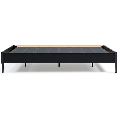 Finch Platform Bed with Chime 8 Inch Medium Memory Foam Mattress