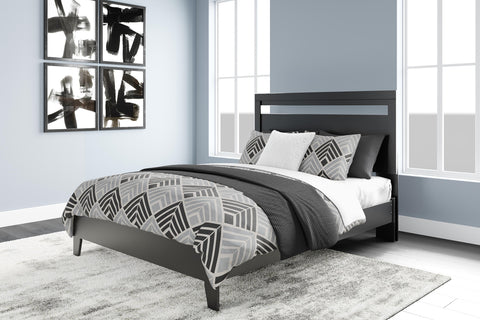 Finch Panel Platform Bed with Dresser and Nightstand