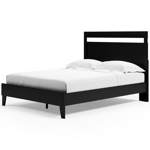 Finch Panel Platform Bed with Dresser and 2 Nightstands
