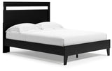 Finch Panel Platform Bed with 2 Nightstands