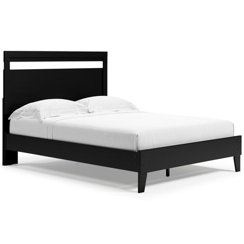 Finch Panel Platform Bed with Dresser and 2 Nightstands