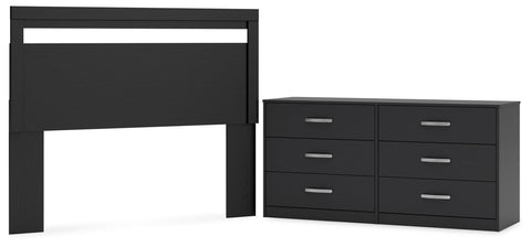 Finch Panel Headboard with Dresser