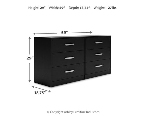 Finch Panel Headboard with Dresser and Chest