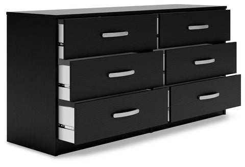 Finch Panel Headboard with Dresser and 2 Nightstands