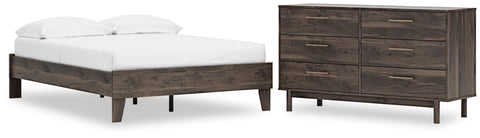 Calverson Platform Bed and Dresser