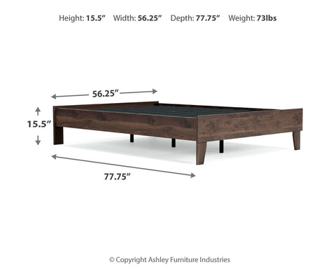 Calverson Platform Bed and Dresser
