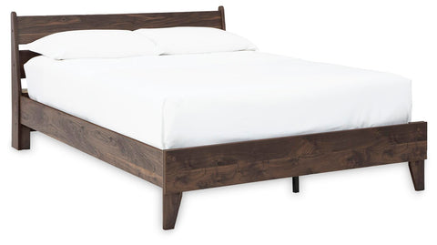 Calverson Panel Platform Bed, Dresser and 2 Nightstands