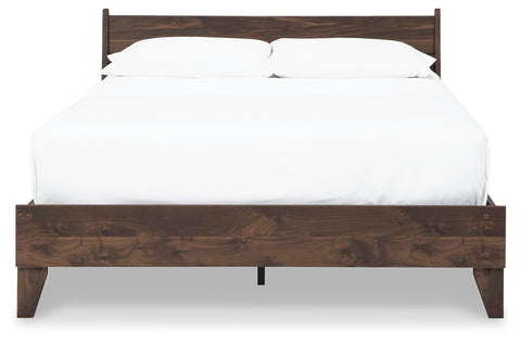 Calverson Panel Platform Bed, Dresser and 2 Nightstands