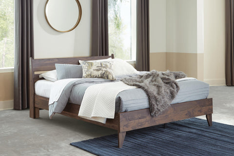 Calverson Panel Platform Bed, Dresser, Chest and 2 Nightstands