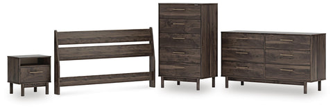 Calverson Panel Headboard, Dresser, Chest and Nightstand