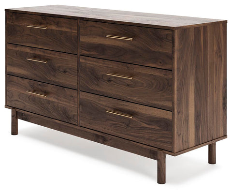 Calverson Panel Platform Bed, Dresser and 2 Nightstands