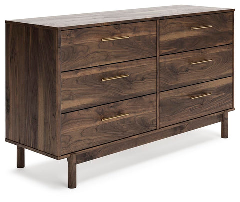 Calverson Panel Platform Bed, Dresser and 2 Nightstands