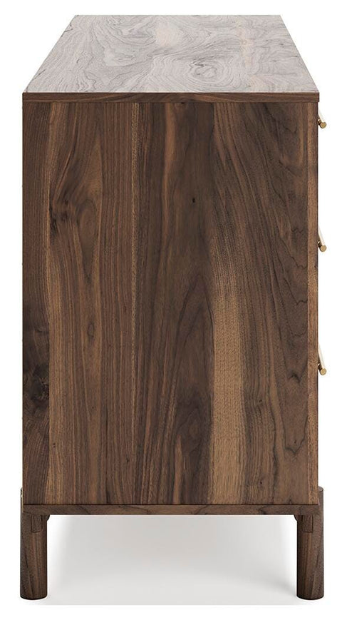 Calverson Panel Platform Bed, Dresser, Chest and 2 Nightstands