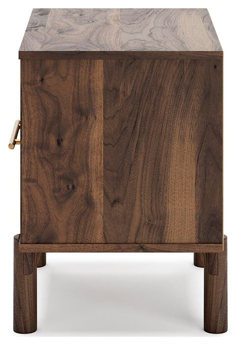 Calverson Panel Platform Bed, Dresser and 2 Nightstands