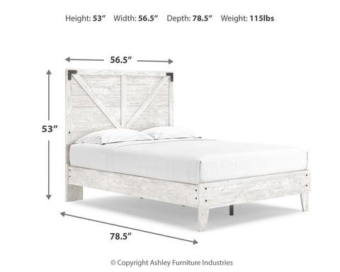 Shawburn Platform Bed with Dresser, Chest and Nightstand