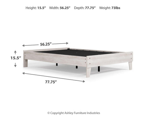 Shawburn Platform Bed with 2 Nightstands