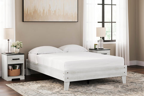 Shawburn Platform Bed with Dresser and 2 Nightstands