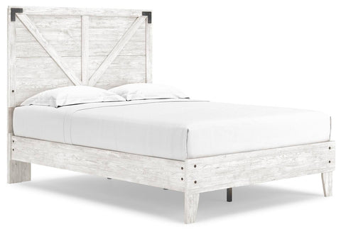 Shawburn Platform Bed with Dresser, Chest and Nightstand