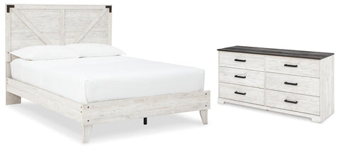 Shawburn Platform Bed with Dresser