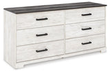 Shawburn Platform Bed with Dresser, Chest and Nightstand